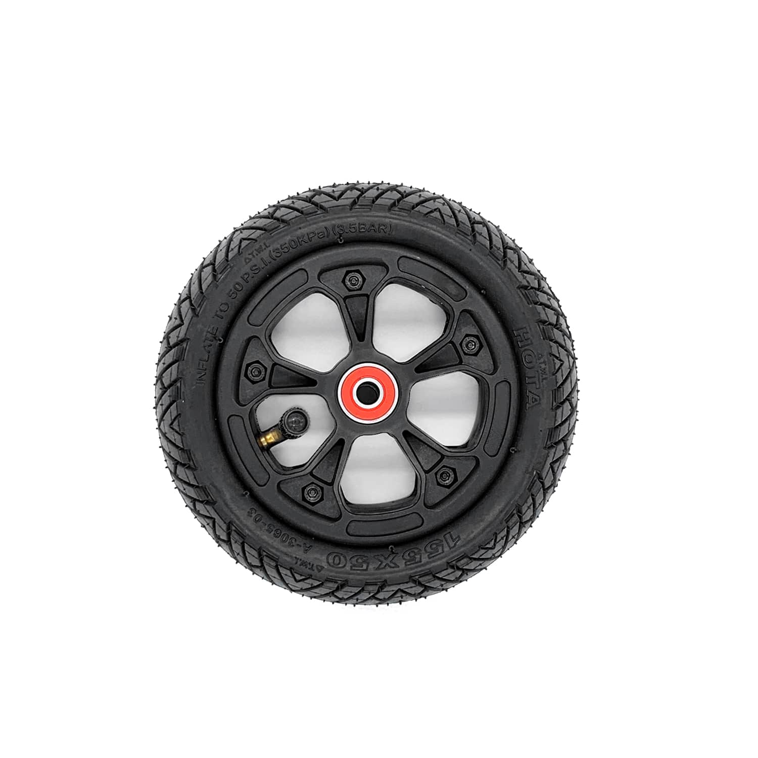 155mm Pneumatic Tire Set for Hurricane Belt / Rover - Image 3