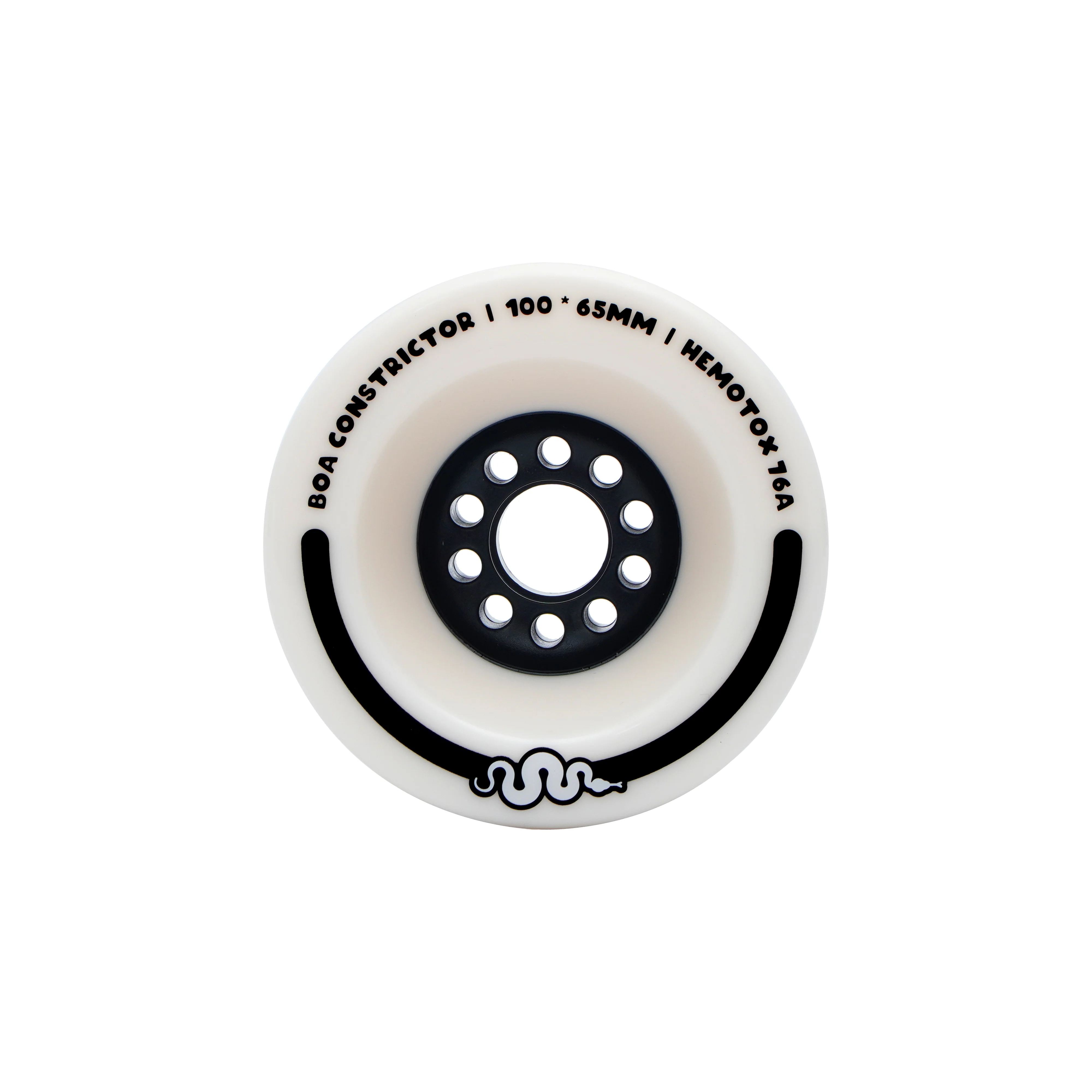 Boa Constrictor 100mm Longboards Wheels β White β Ultra Soft 76a - Image 4