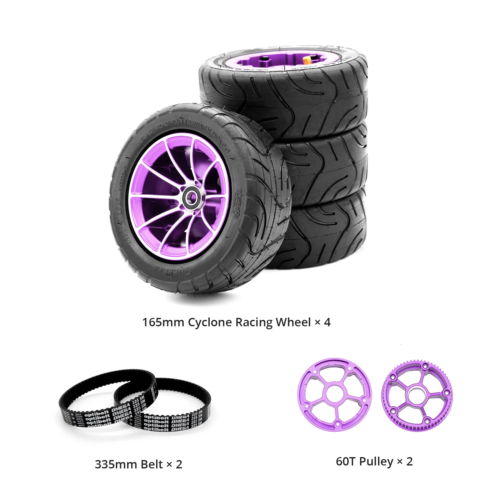 Meepo Cyclone 165s Racing Wheel Set - Image 5