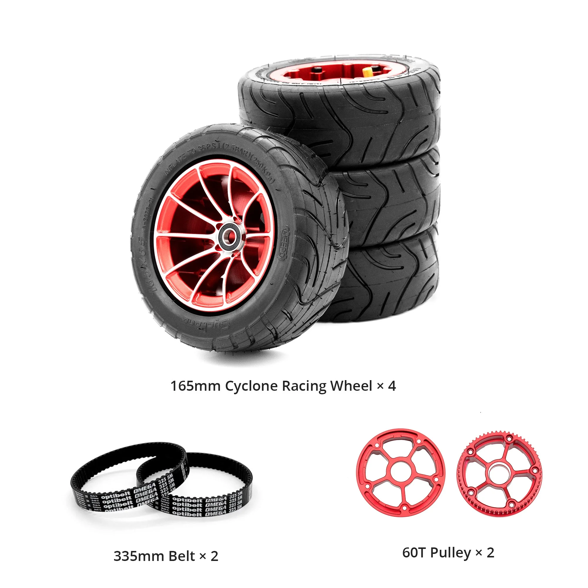 Meepo Cyclone 165s Racing Wheel Set - Image 6