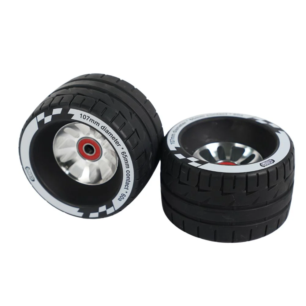Meepo Cyclone 107s Rubber Wheels – Exclusive 107mm Comfort Grip Upgrade - Image 5