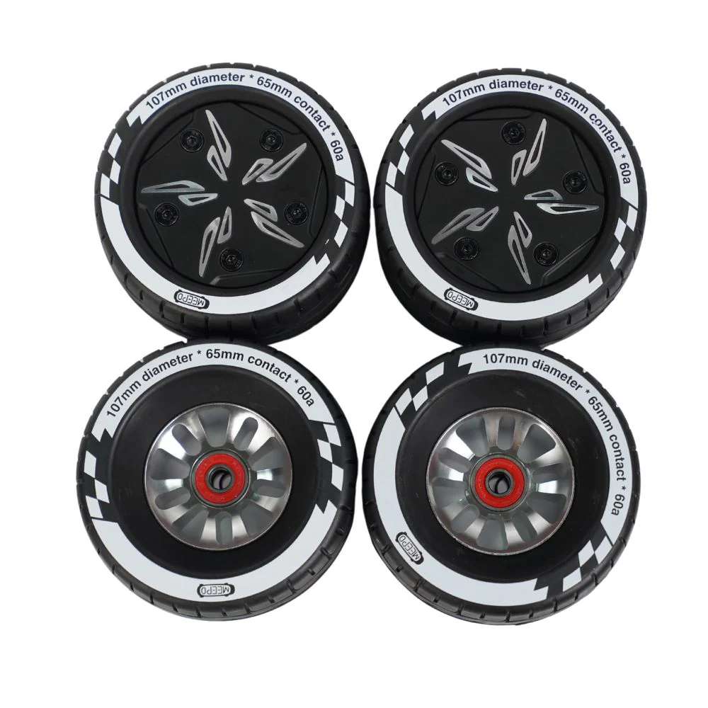 Meepo Cyclone 107s Rubber Wheels – Exclusive 107mm Comfort Grip Upgrade - Image 6