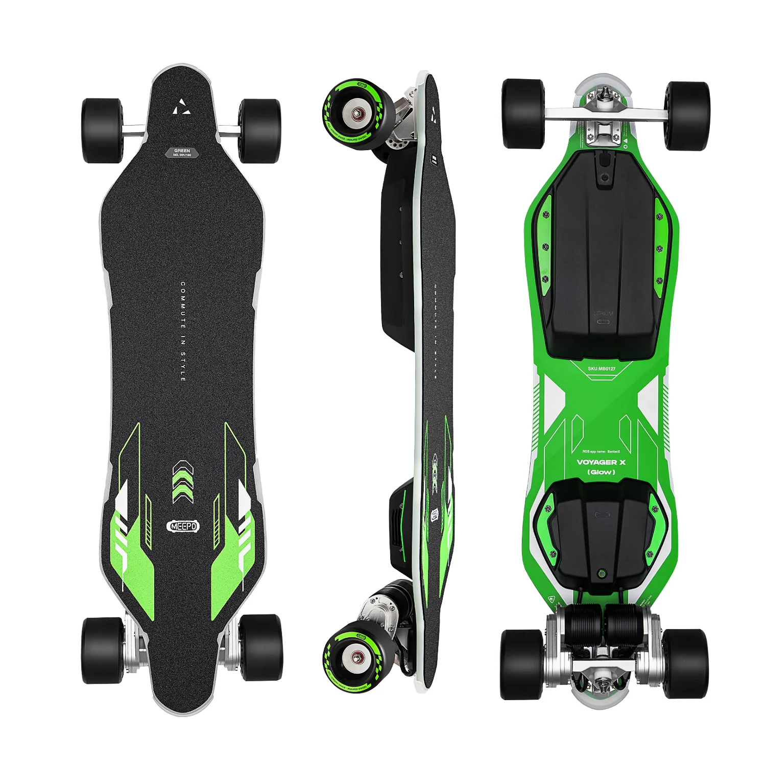 Meepo Voyager X + Free Cyclone 107s Rubber Wheels - Image 14