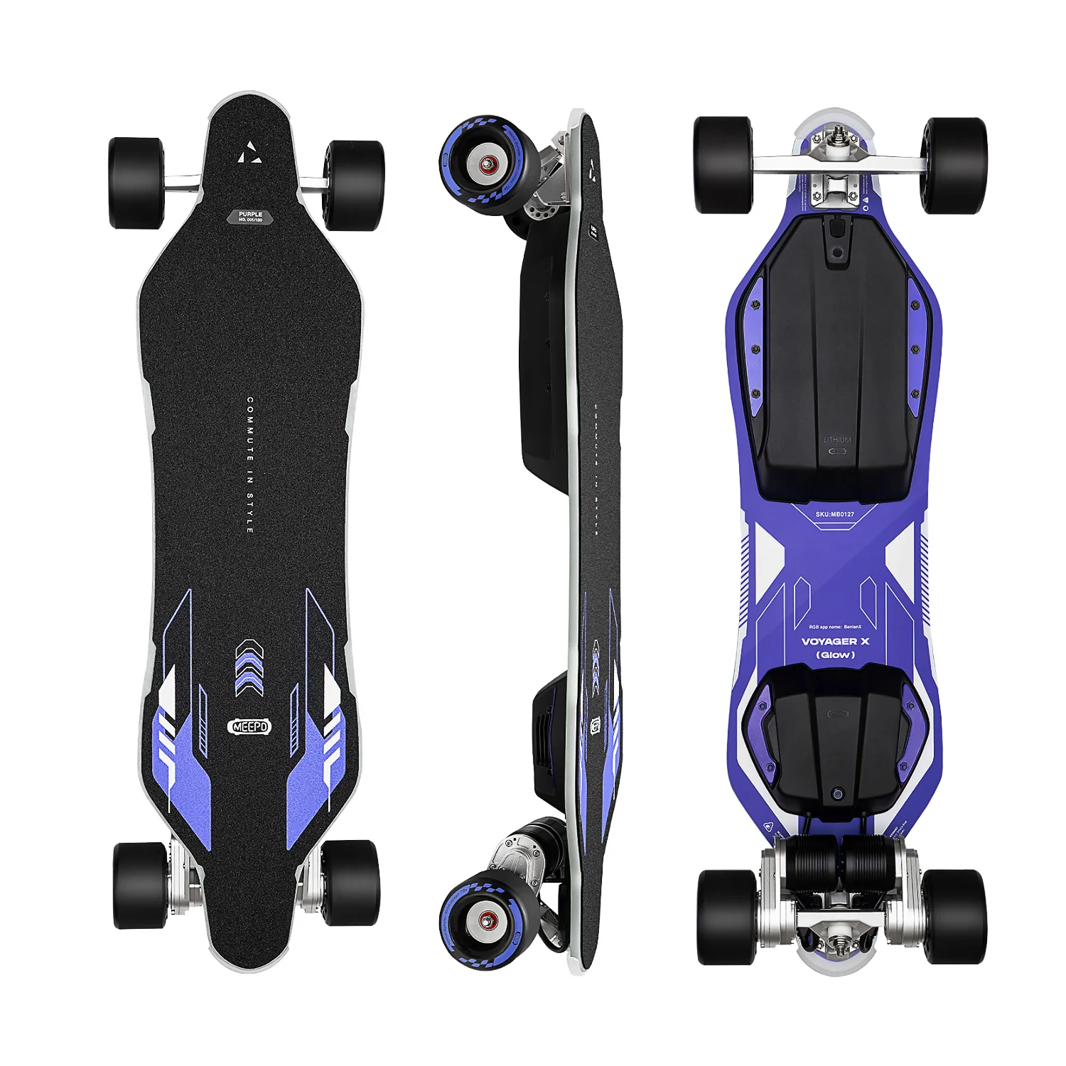 Meepo Voyager X + Free Cyclone 107s Rubber Wheels - Image 15
